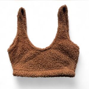 Cozy Brown Crop Top